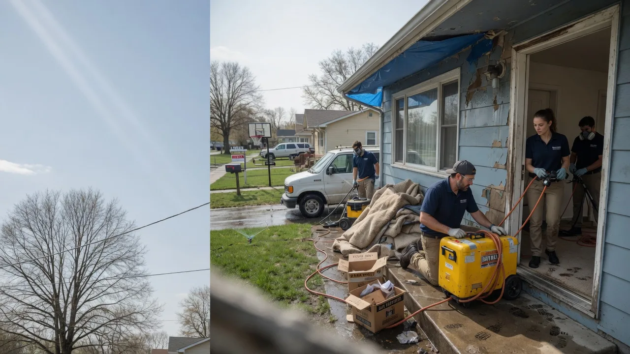 Basement Flood Cleanup in Bryants Store, KY near me